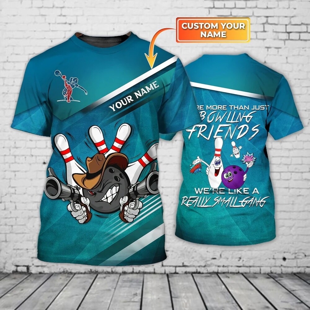 Summer Clothing Name - Bowling Personalized Men's T-Shirt 3D Printed
