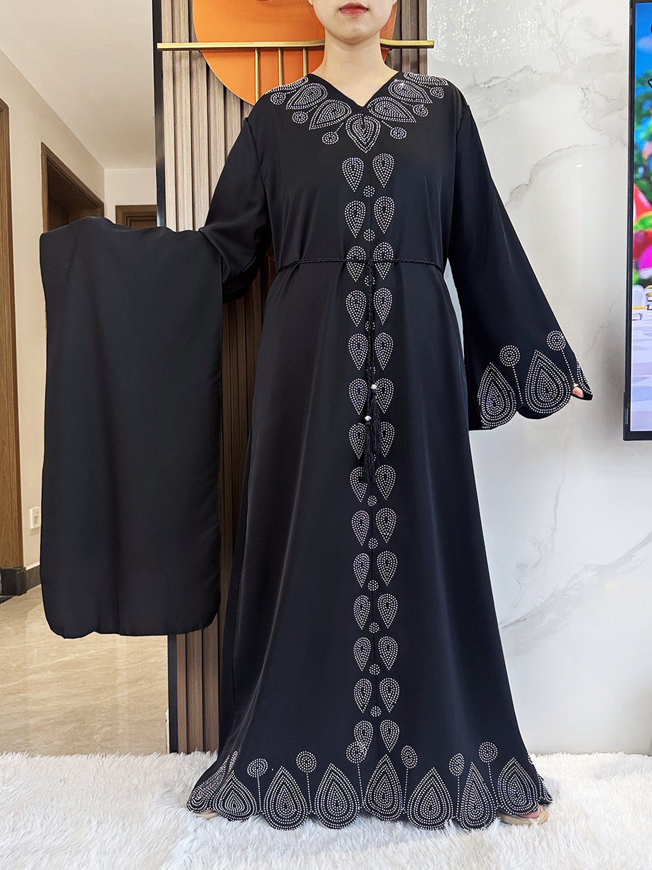 Summer Clothing Hijab - New 2024 Dubai Diamond Muslim Modest