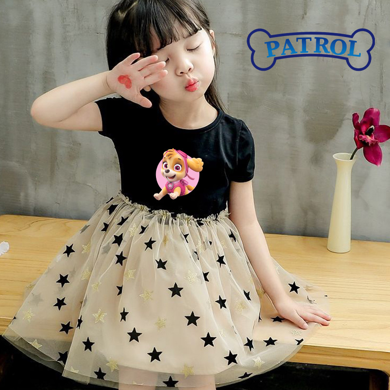 Summer Everest Clothing - Paw Patrols Star Lace Skirt Cartoon