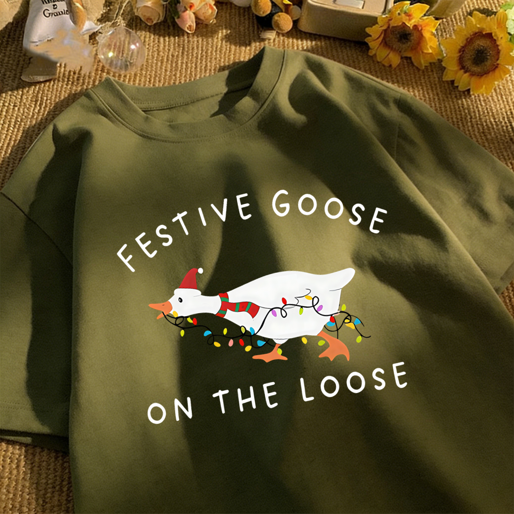Japan Summer Festival Clothing - Festive Goose On The Loose Design