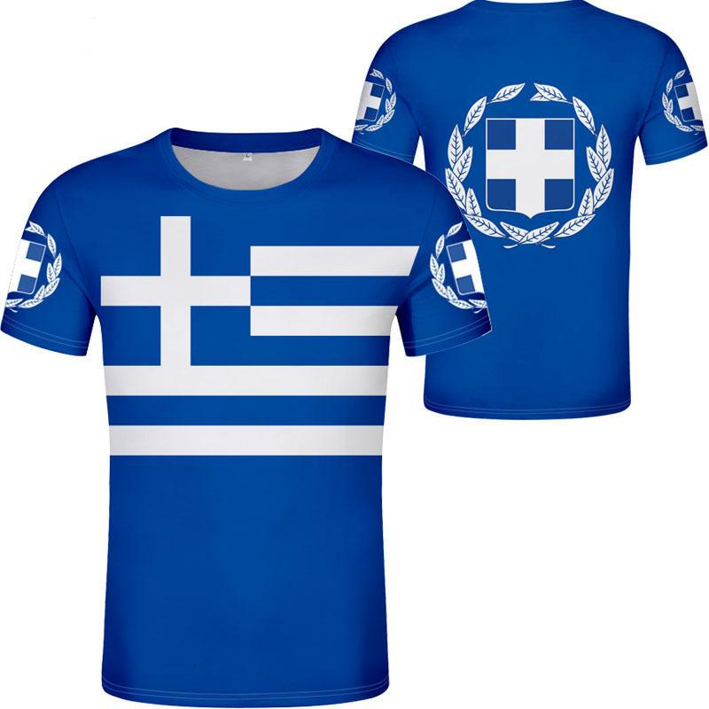 Summer Clothing For Greece - Hellas Totem Greece Emblem Graphic T