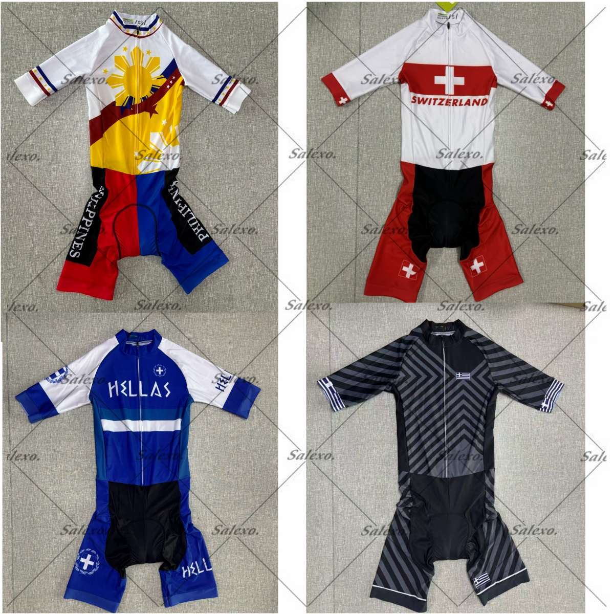 Summer Clothing For Greece - 2026 Greece Team Mens Cycling Jersey