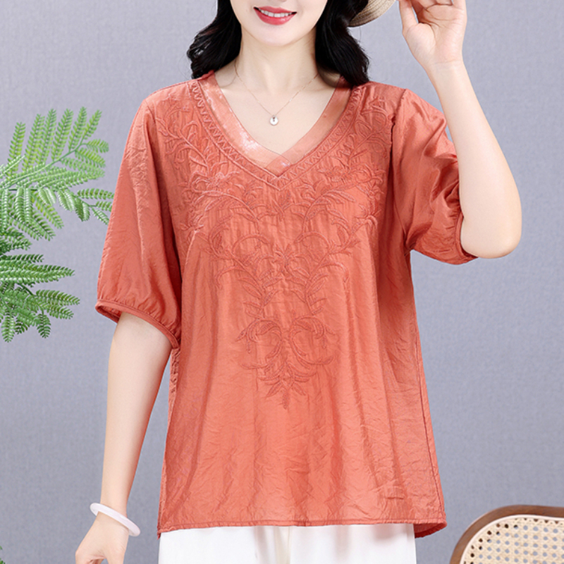 Summer Upf Clothing - Summer Elastic Tee Shirt Solid Cotton
