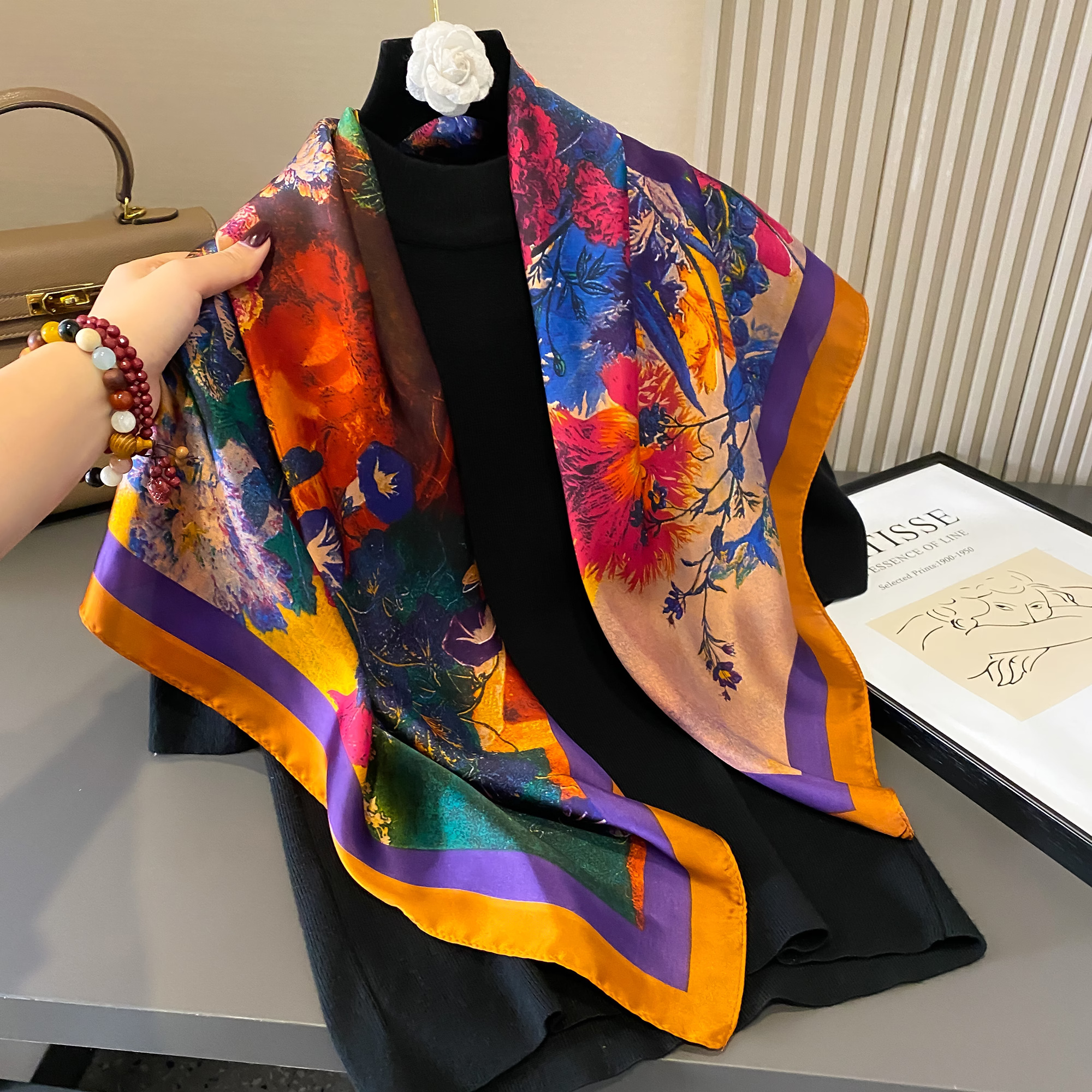 Summer Clothing Hijab - Latest Design Print Head Scarves Women