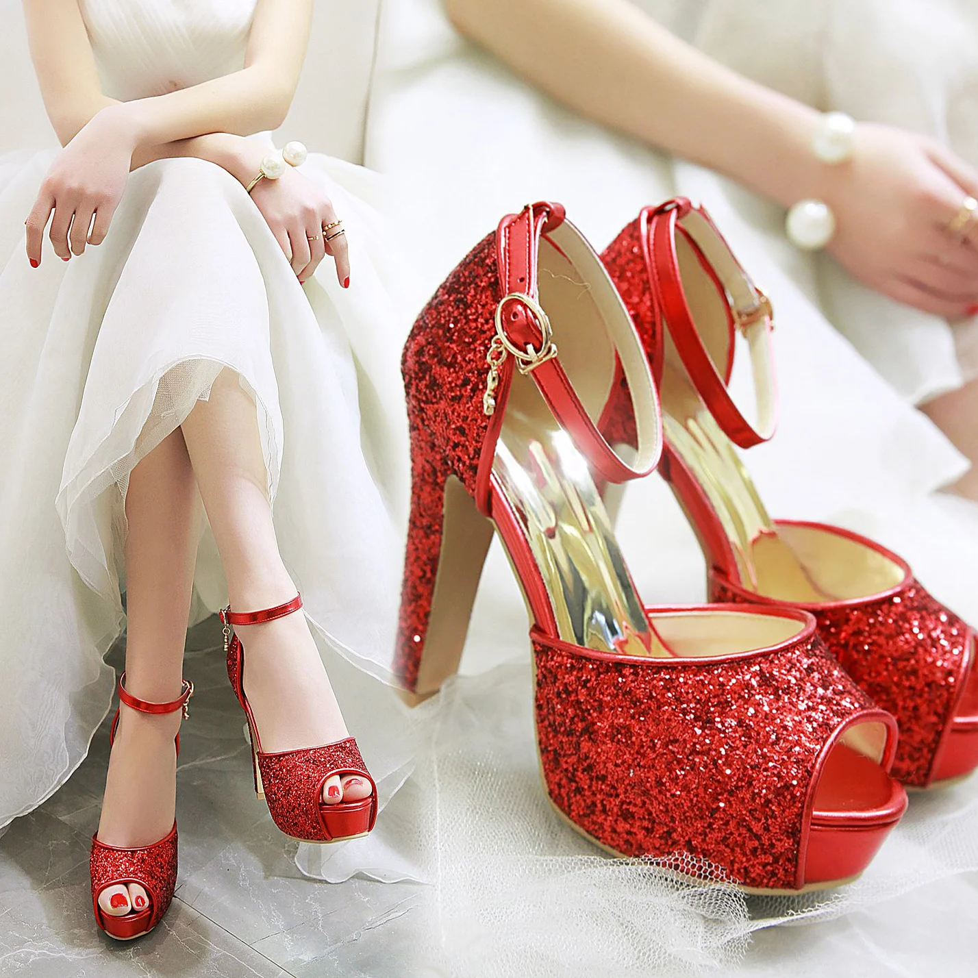 Silver Summer Women High Heel  - Summer Clothing Fabric recensie en prijs