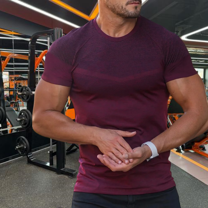 2025 Men's gyms sports T-shirt - Summer Clothing Men 2025 recensie en prijs