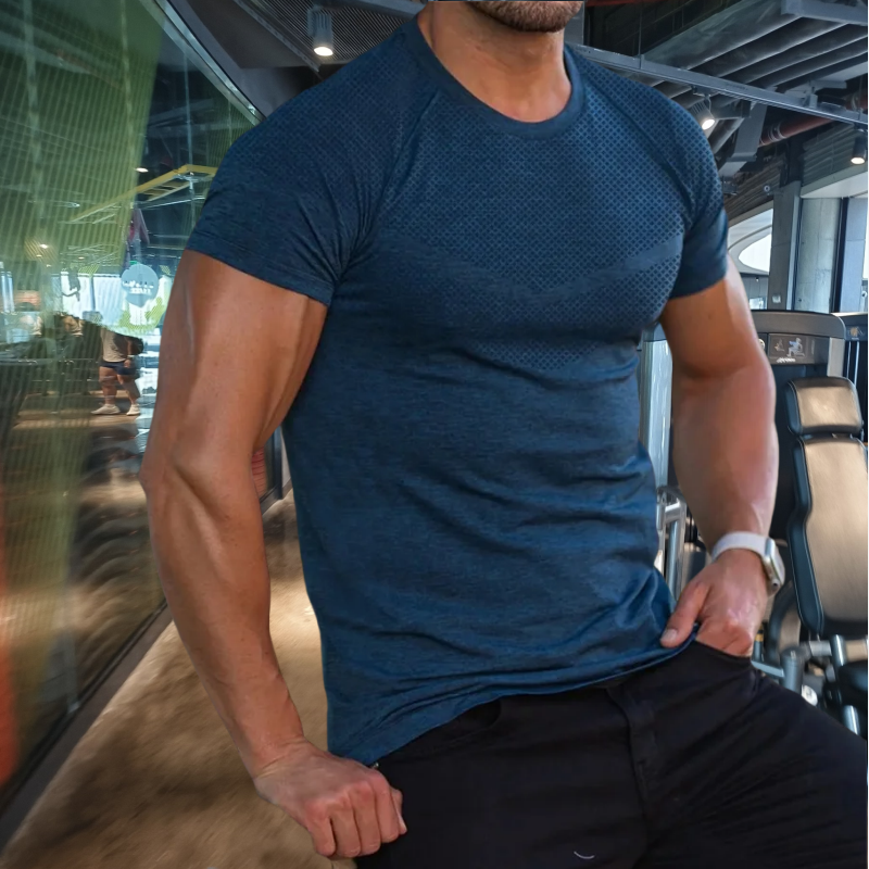 2025 Men's gyms sports T-shirt - Summer Clothing Men 2025 recensie en prijs