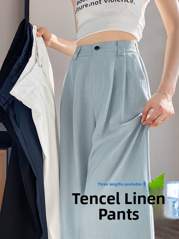 High Waist Linen Wide Leg Pant - Summer Clothing Outlet recensie en prijs