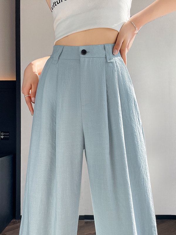 High Waist Linen Wide Leg Pant - Summer Clothing Outlet recensie en prijs