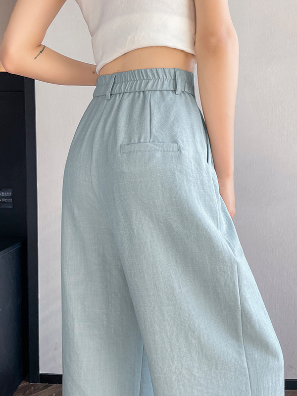 High Waist Linen Wide Leg Pant - Summer Clothing Outlet recensie en prijs