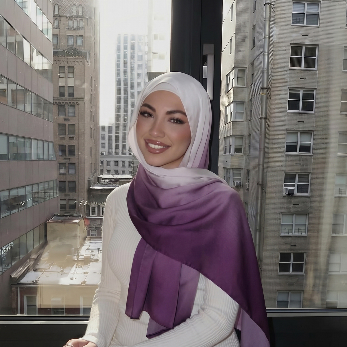 New Viscose Gradient Hijab Wom - Summer Clothing Hijab recensie en prijs