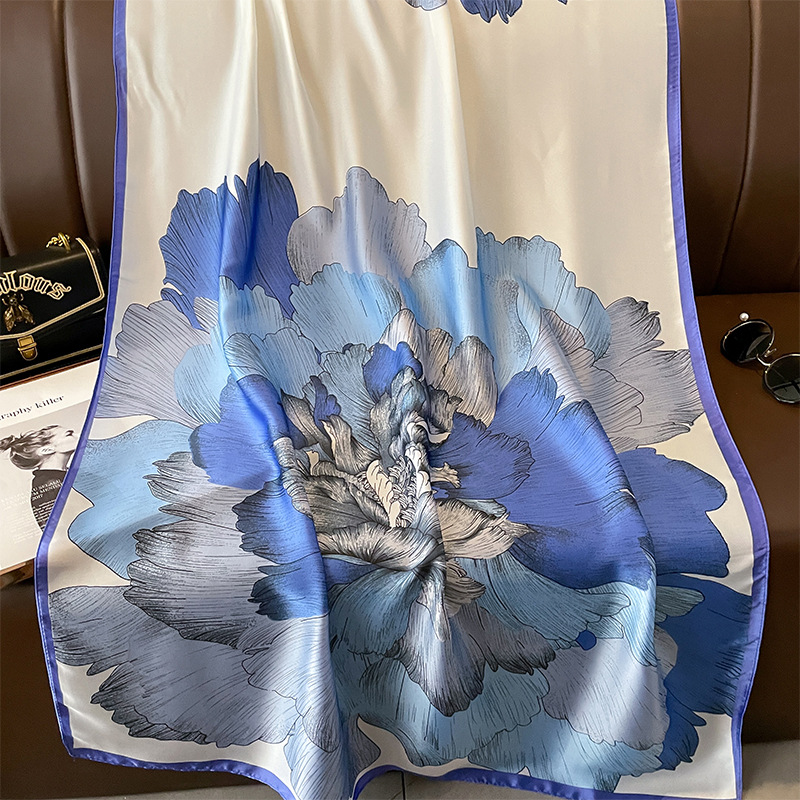 2023 Spain Luxury Silk Scarf B - Summer Clothing Hijab recensie en prijs