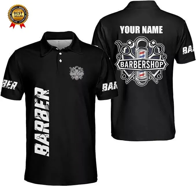 2025 Barber Short Sleeve Polo  - Summer Clothing Name recensie en prijs