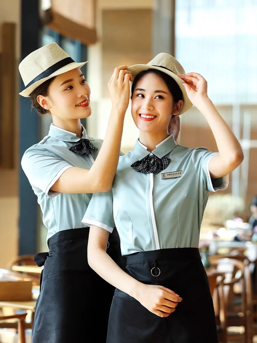 Coffee Shop Waiter Work Clothe - Summer Clothing Shops recensie en prijs