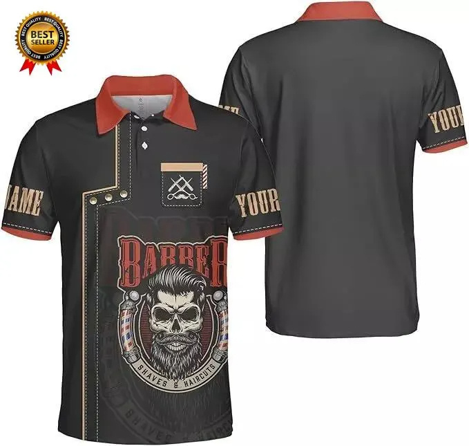 2025 Barber Short Sleeve Polo  - Summer Clothing Name recensie en prijs