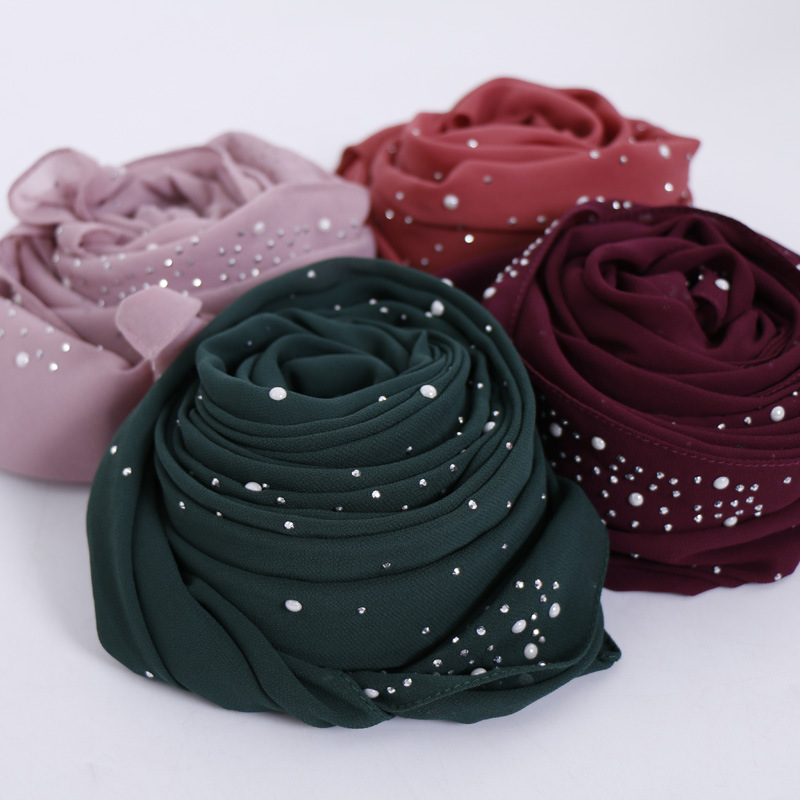 New Plain Diamond Beads Bubble - Summer Clothing Hijab recensie en prijs