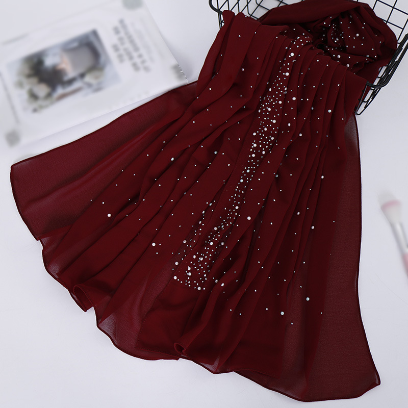 New Plain Diamond Beads Bubble - Summer Clothing Hijab recensie en prijs