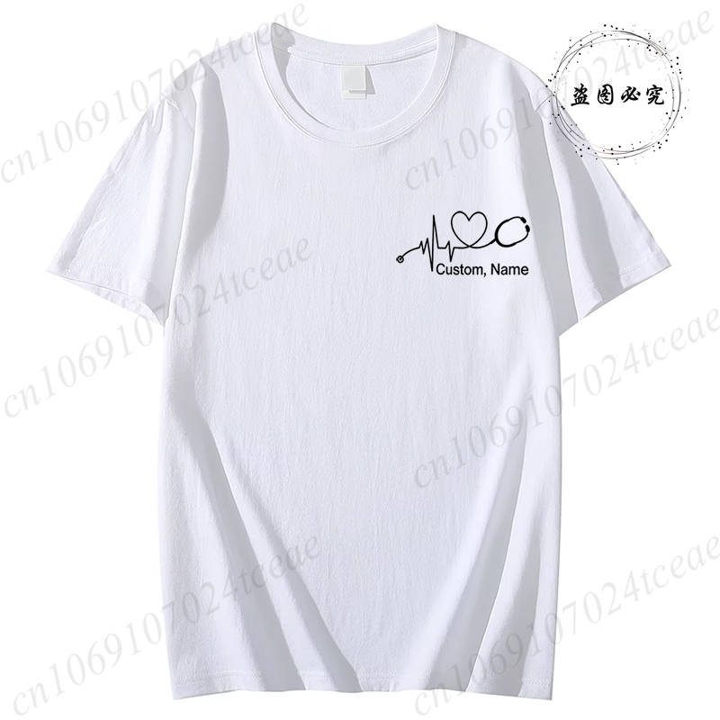Custom Name Nurse Shirt Stetho - Summer Clothing Name recensie en prijs
