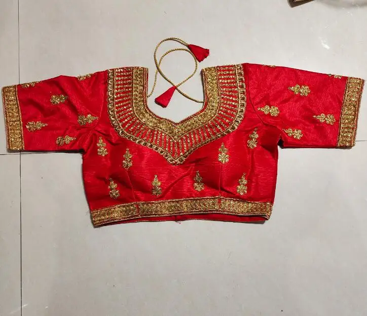 Traditional Indian Sari Top Wo - Summer Clothing India recensie en prijs