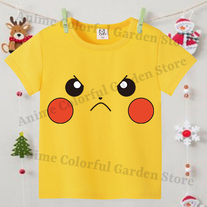 Pokemons Yellow Cute Short-sle - Summer Clothing Boys recensie en prijs