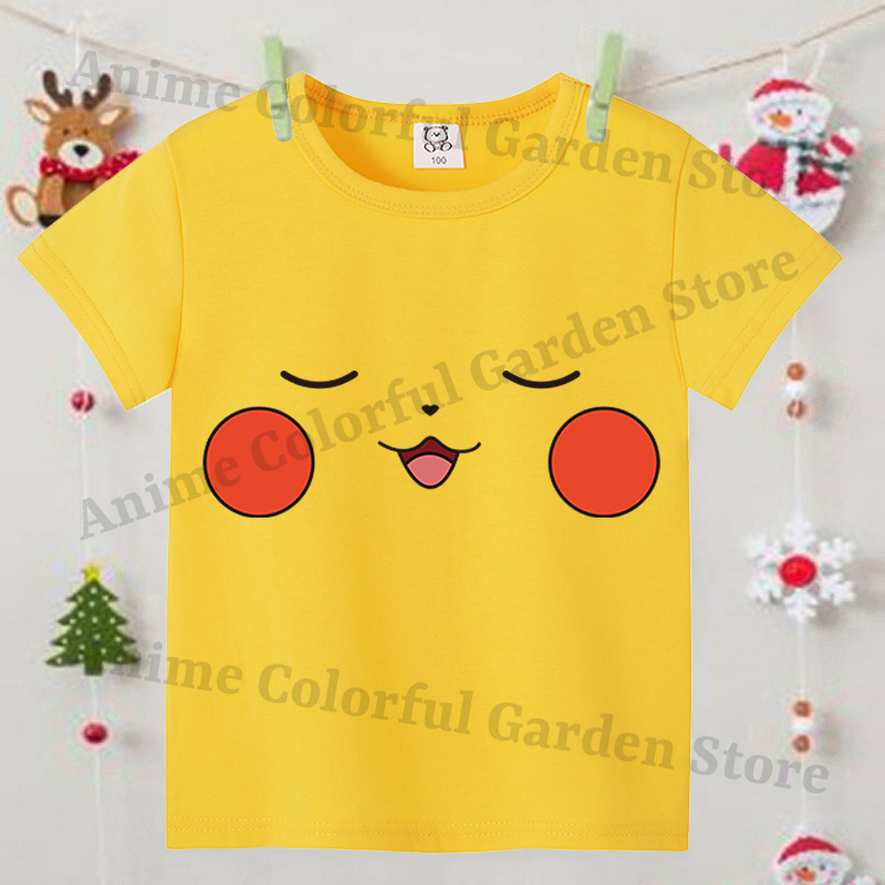 Pokemons Yellow Cute Short-sle - Summer Clothing Boys recensie en prijs