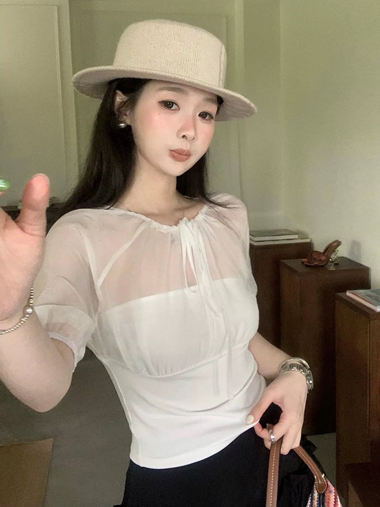 Mulberry Silk-Paneled Top with - Summer Clothing Shops recensie en prijs