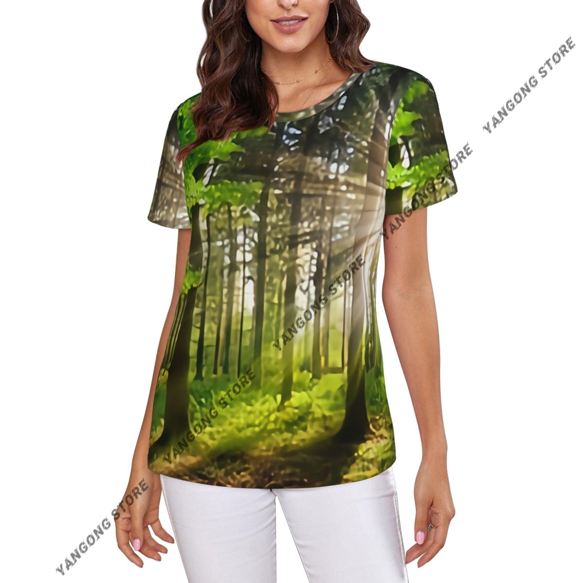 Womens Short Sleeve Panoramic  - Summer Rays Clothing recensie en prijs