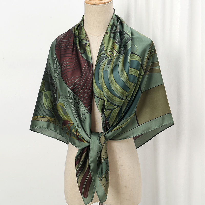 110cm Large Shawl Silk Square  - Summer Clothing Hijab recensie en prijs