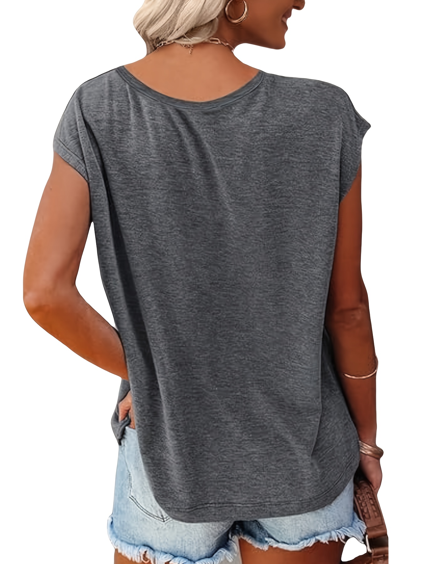 3-Pack of Solid Color V-Neck C - Summer Clothing Drop recensie en prijs