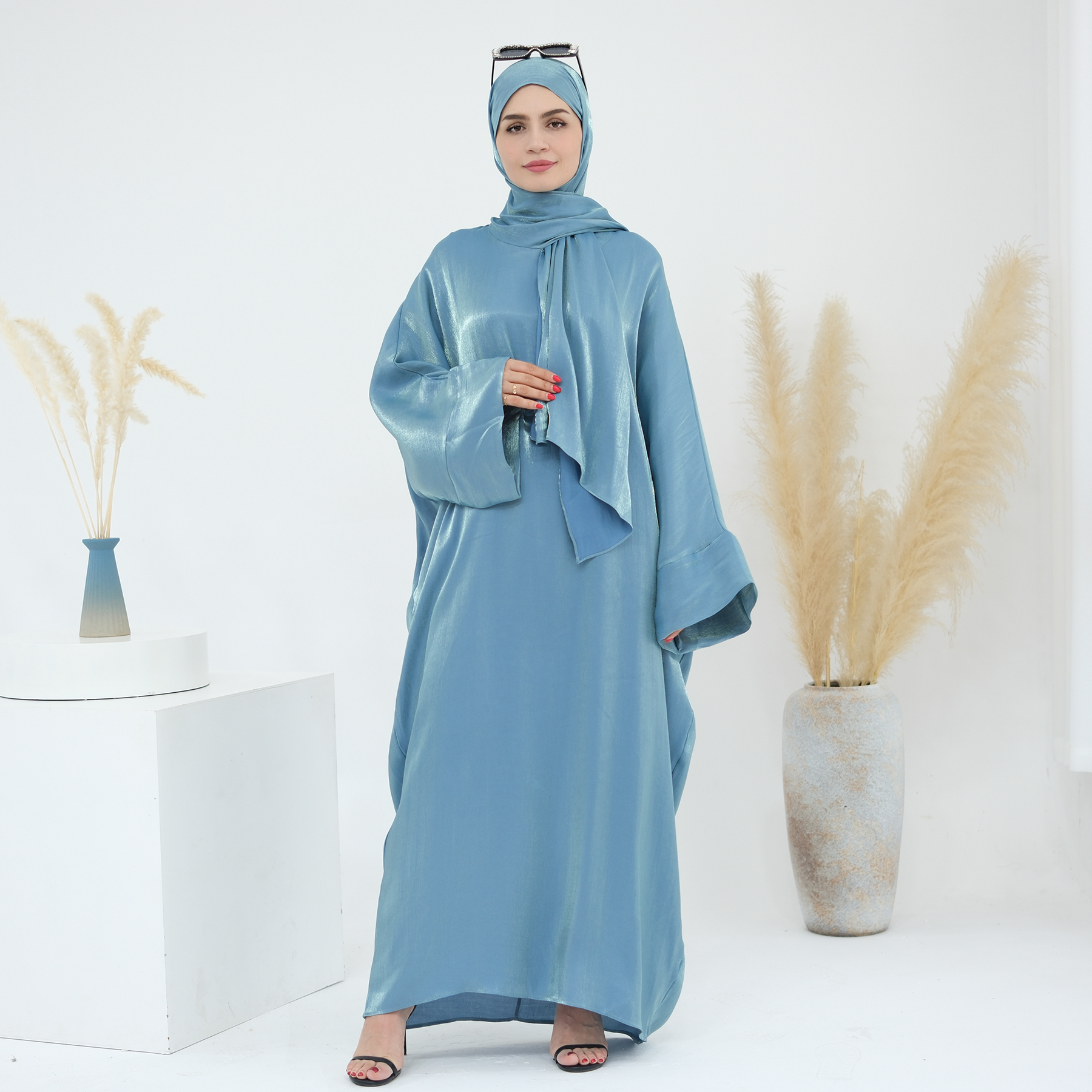 Women Muslim Abaya Attached Hi - Summer Clothing Hijab recensie en prijs