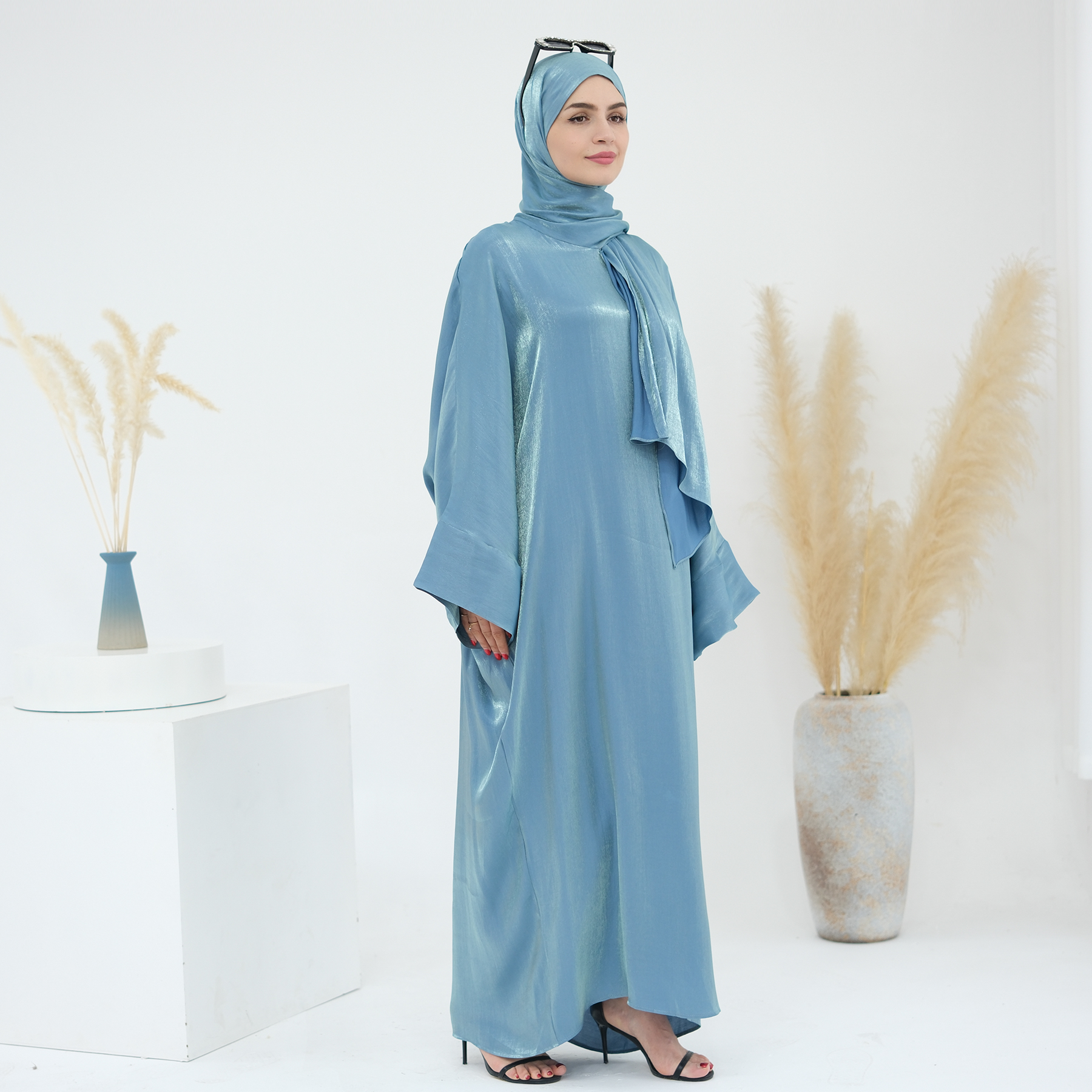 Women Muslim Abaya Attached Hi - Summer Clothing Hijab recensie en prijs