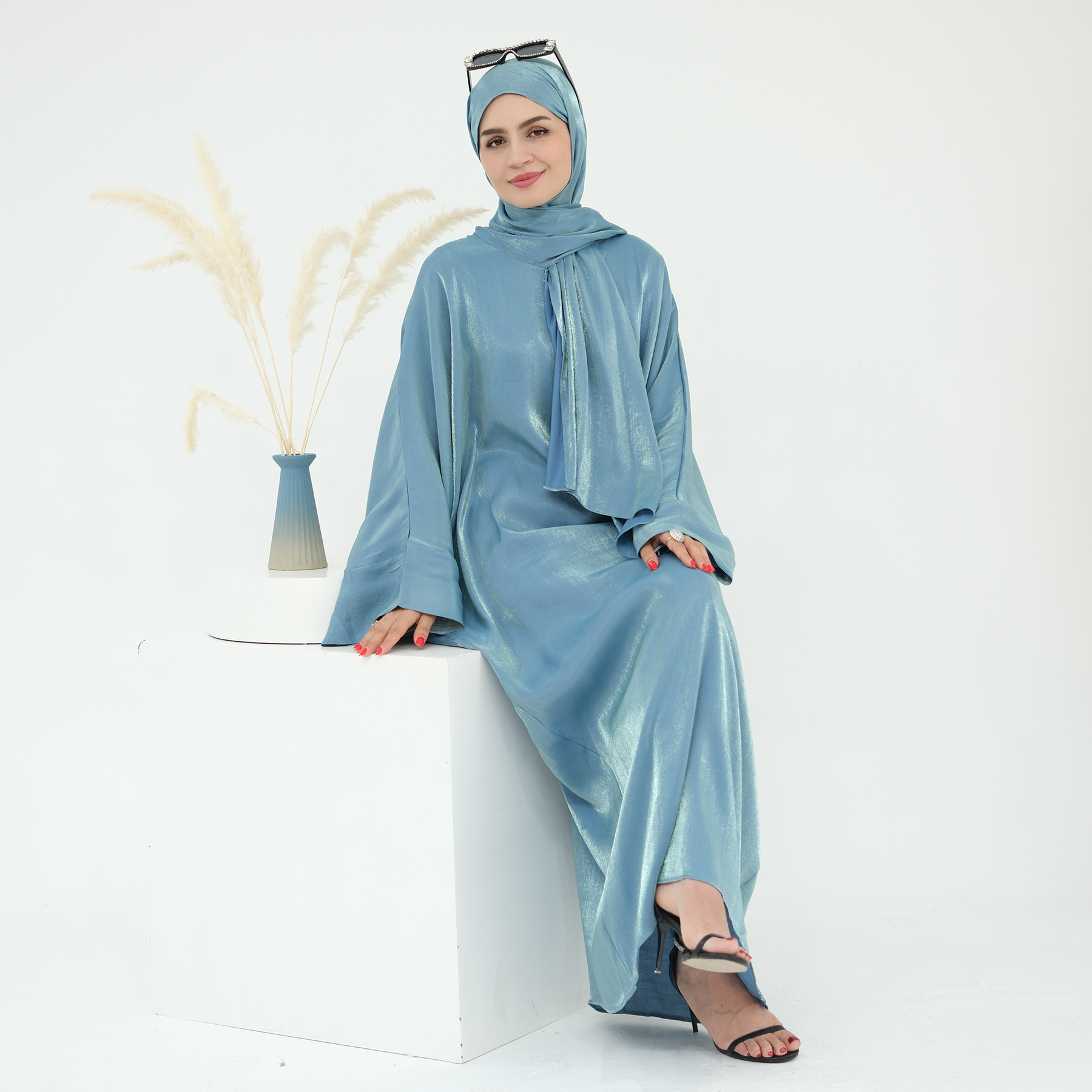 Women Muslim Abaya Attached Hi - Summer Clothing Hijab recensie en prijs