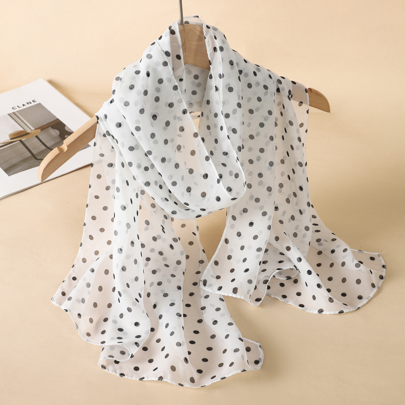 2023 Fashion Printed Dot Chiff - Summer Clothing Hijab recensie en prijs