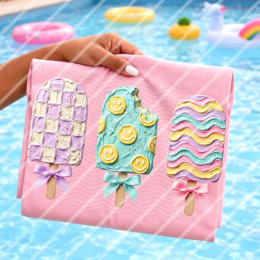 Preppy Summer Cute Popsicle DI - Summer Clothing Fabric recensie en prijs