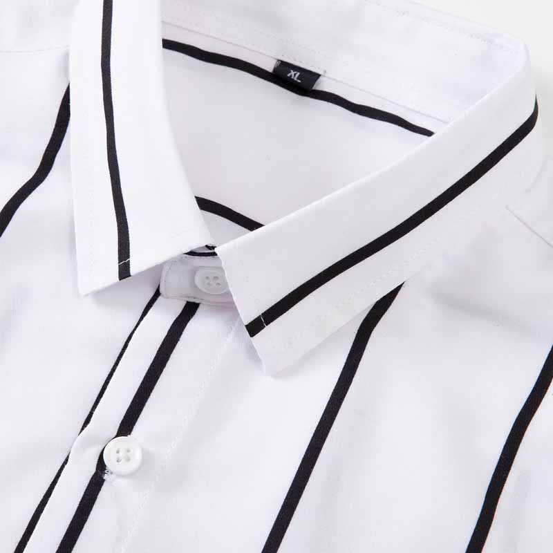 Men's Striped Dress Shirt Long - Summer Clothing Office recensie en prijs