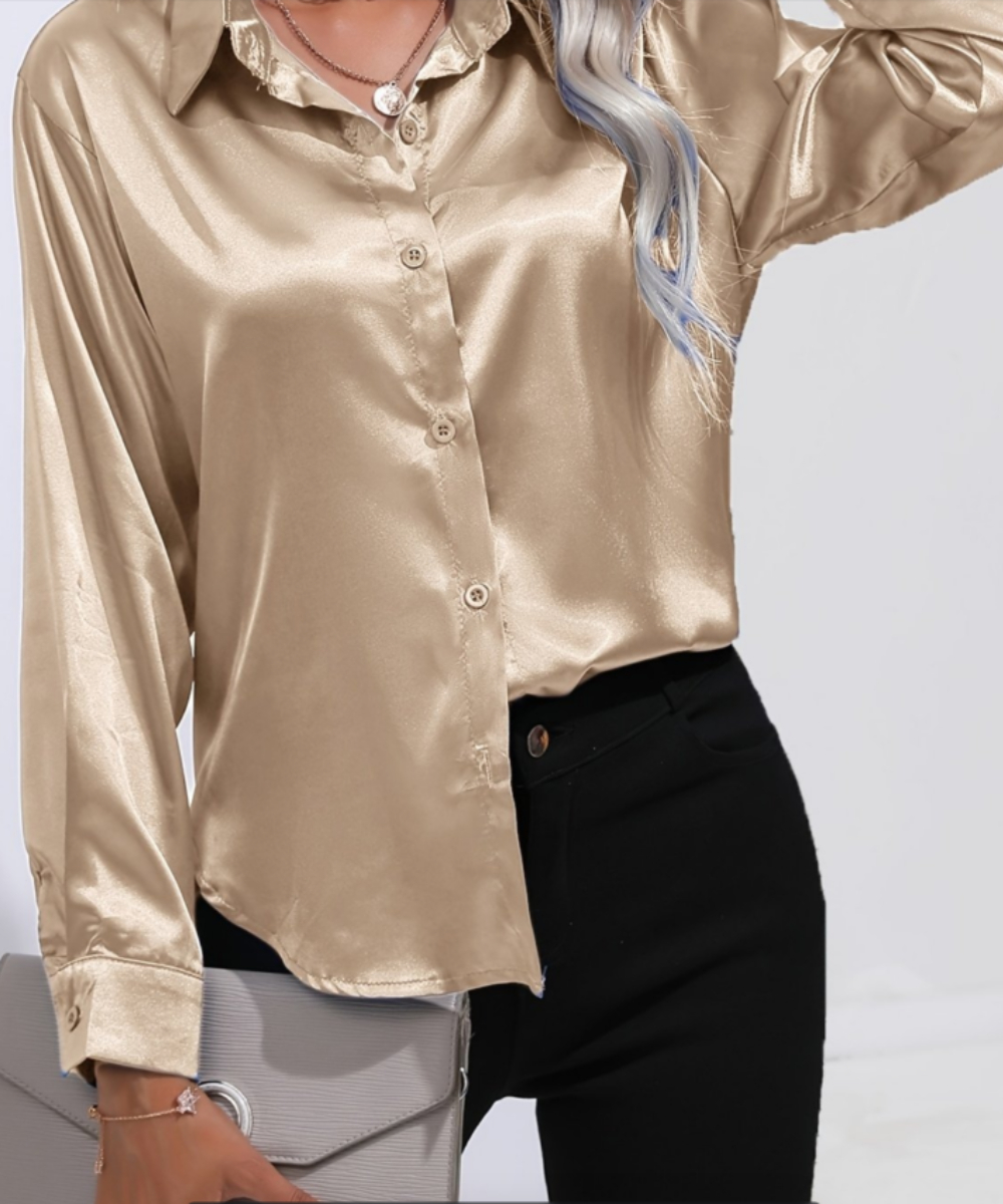 Plus Size Casual Women Silk Sh - Summer Clothing Office recensie en prijs