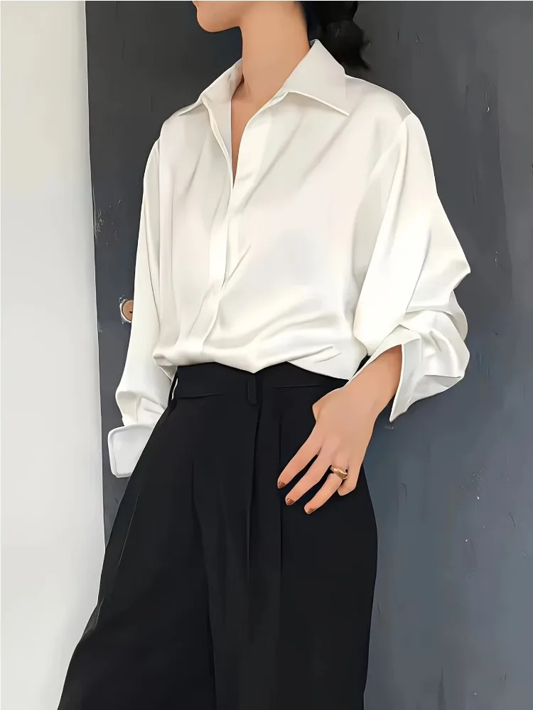 Plus Size Casual Women Silk Sh - Summer Clothing Office recensie en prijs