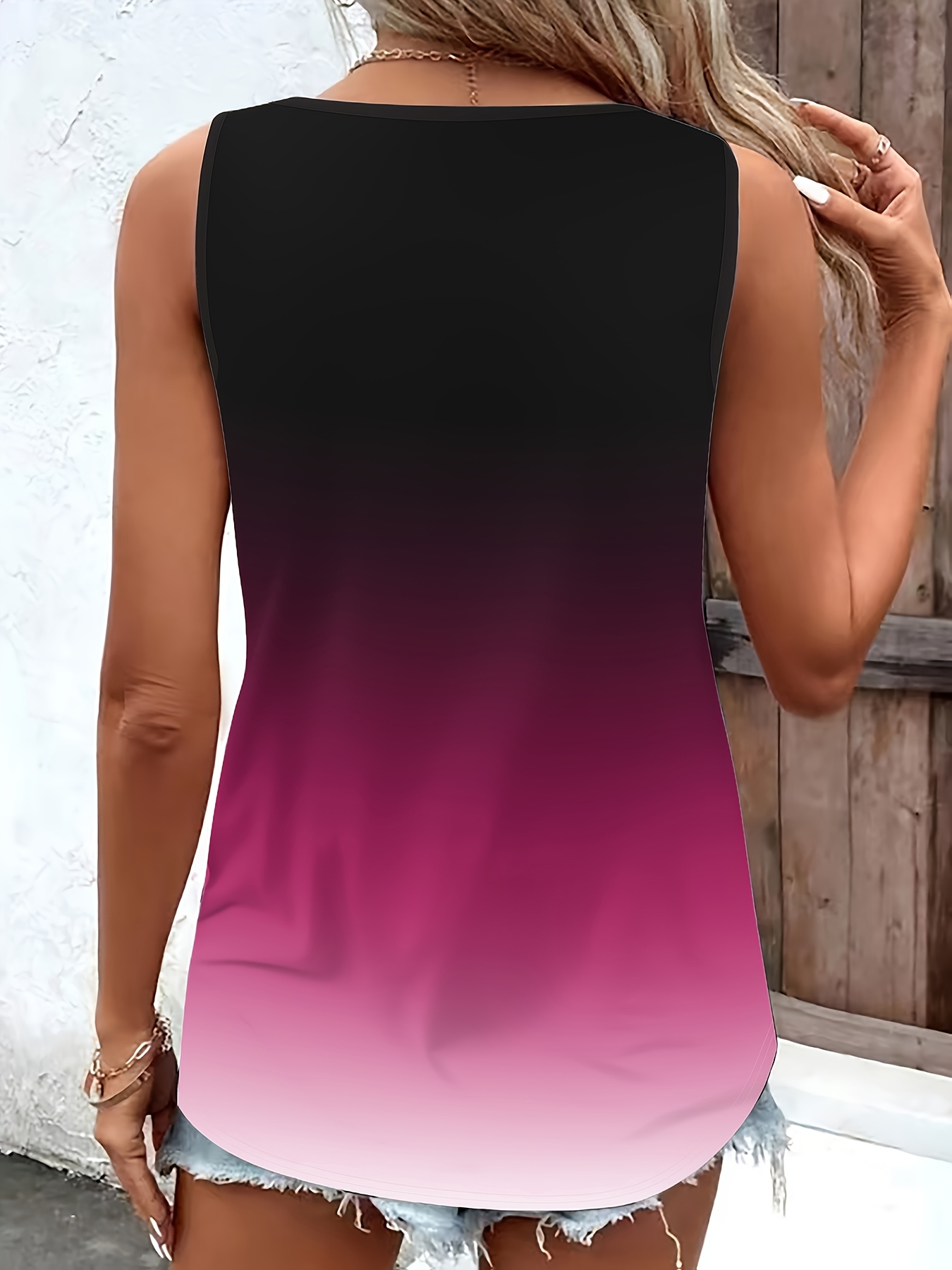 Plus Size Women's Gradient Tan - Summer Upf Clothing recensie en prijs