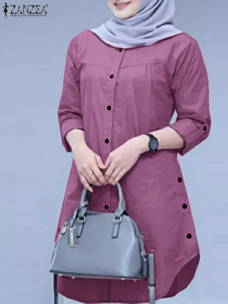 2026 ZANZEA Spring Shirt Fashi - Summer Clothing Hijab recensie en prijs