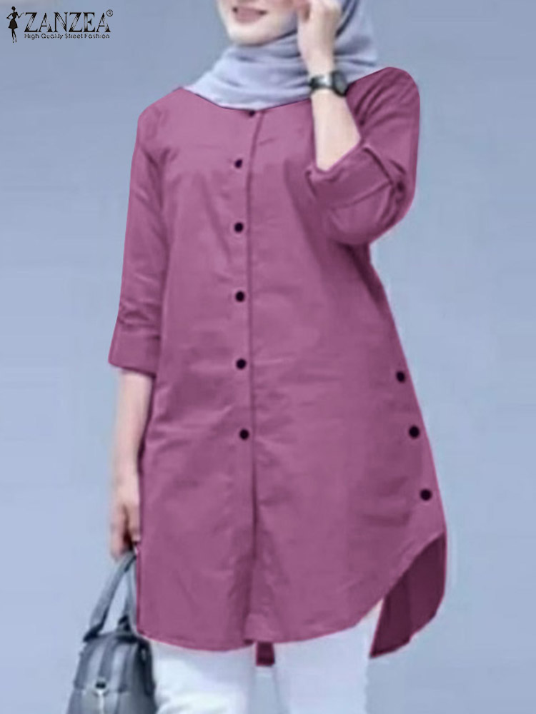 2026 ZANZEA Spring Shirt Fashi - Summer Clothing Hijab recensie en prijs