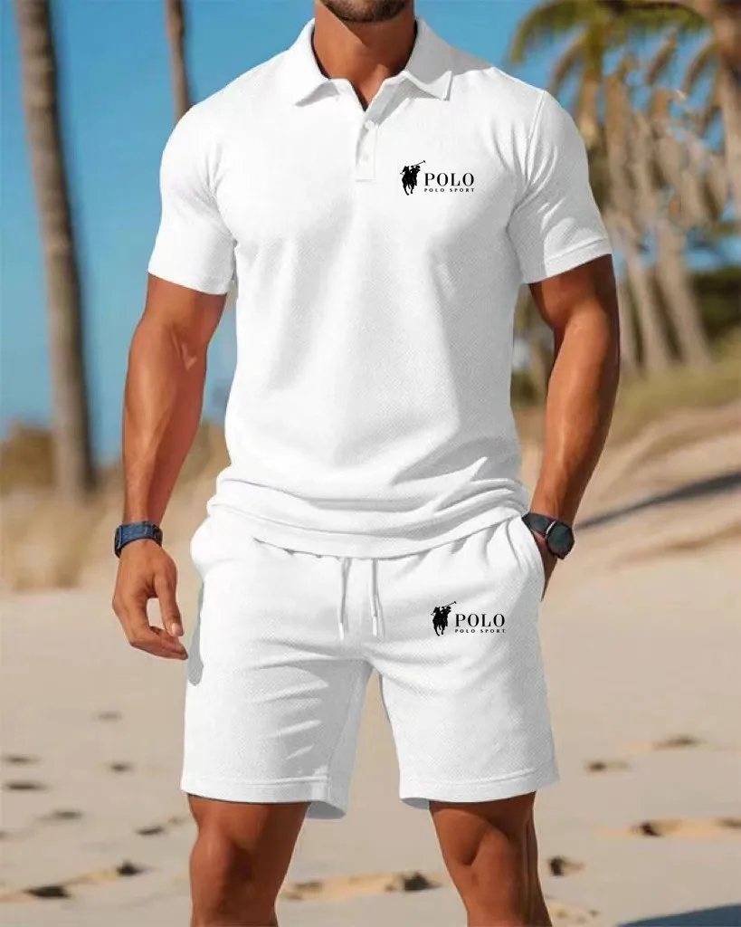 Men's Polo Shirt Set Summer Qu - Summer Clothing Office recensie en prijs