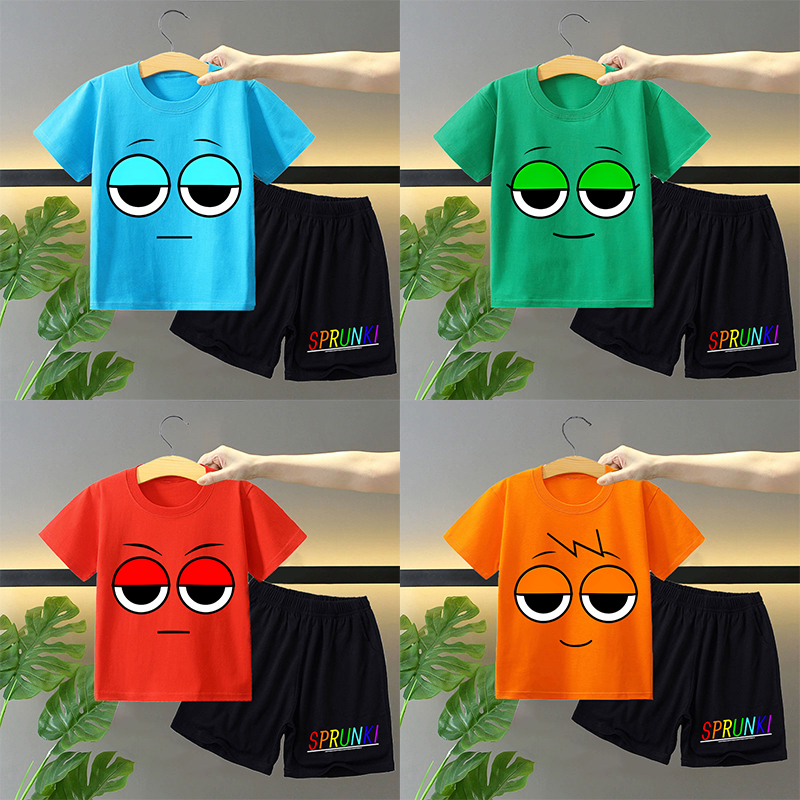 Sprunki 2pcs T-shirt and Short - Summer Clothing Boys recensie en prijs