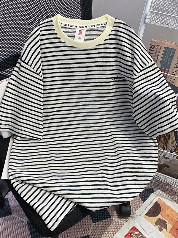 Unisex Pure Cotton Striped Sho - Summer Clothing Outlet recensie en prijs