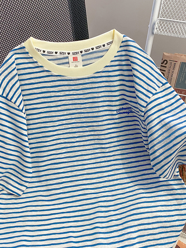 Unisex Pure Cotton Striped Sho - Summer Clothing Outlet recensie en prijs