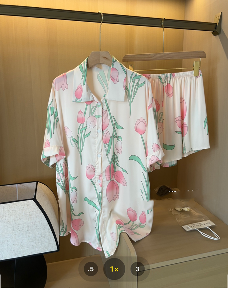 Women Silk Satin Sweet Pajamas - Summer Clothing For Women Over 50 recensie en prijs