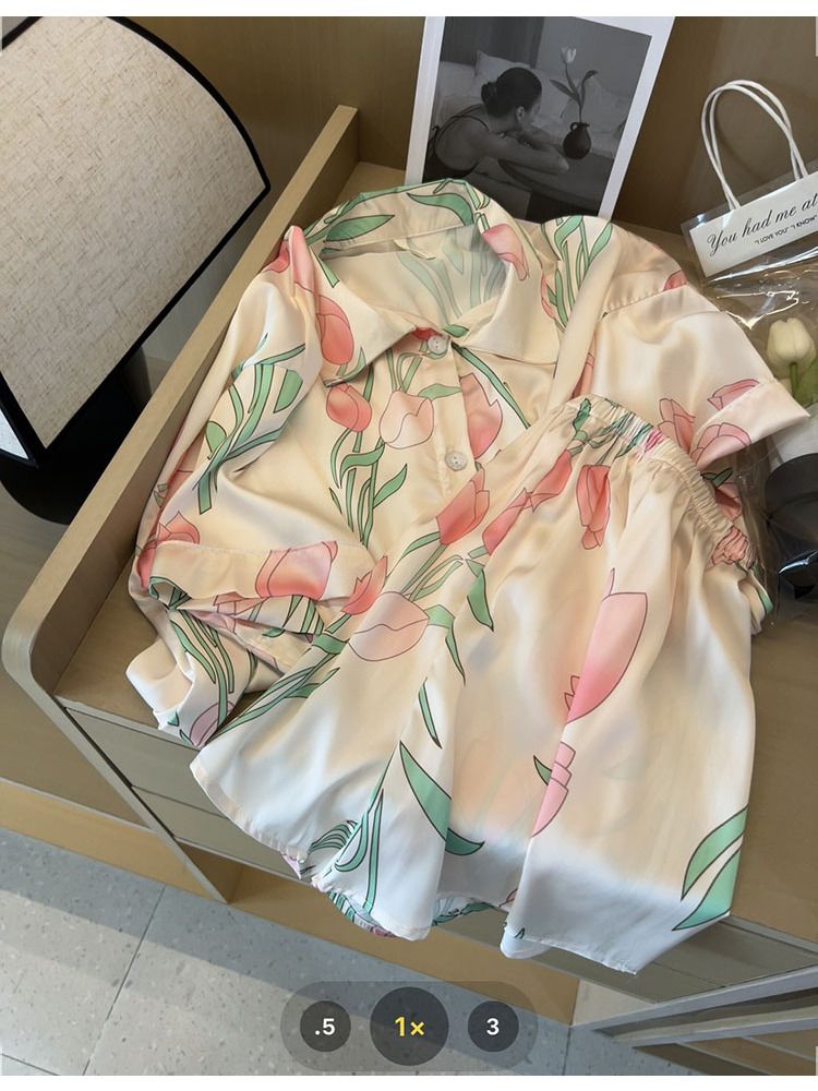 Women Silk Satin Sweet Pajamas - Summer Clothing For Women Over 50 recensie en prijs