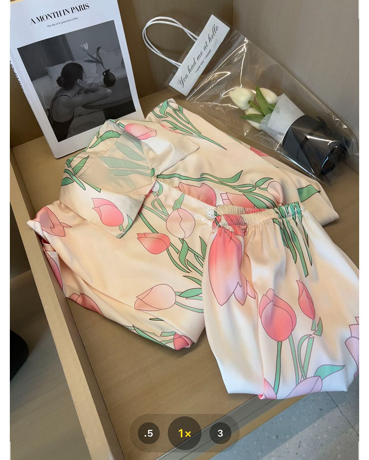 Women Silk Satin Sweet Pajamas - Summer Clothing For Women Over 50 recensie en prijs