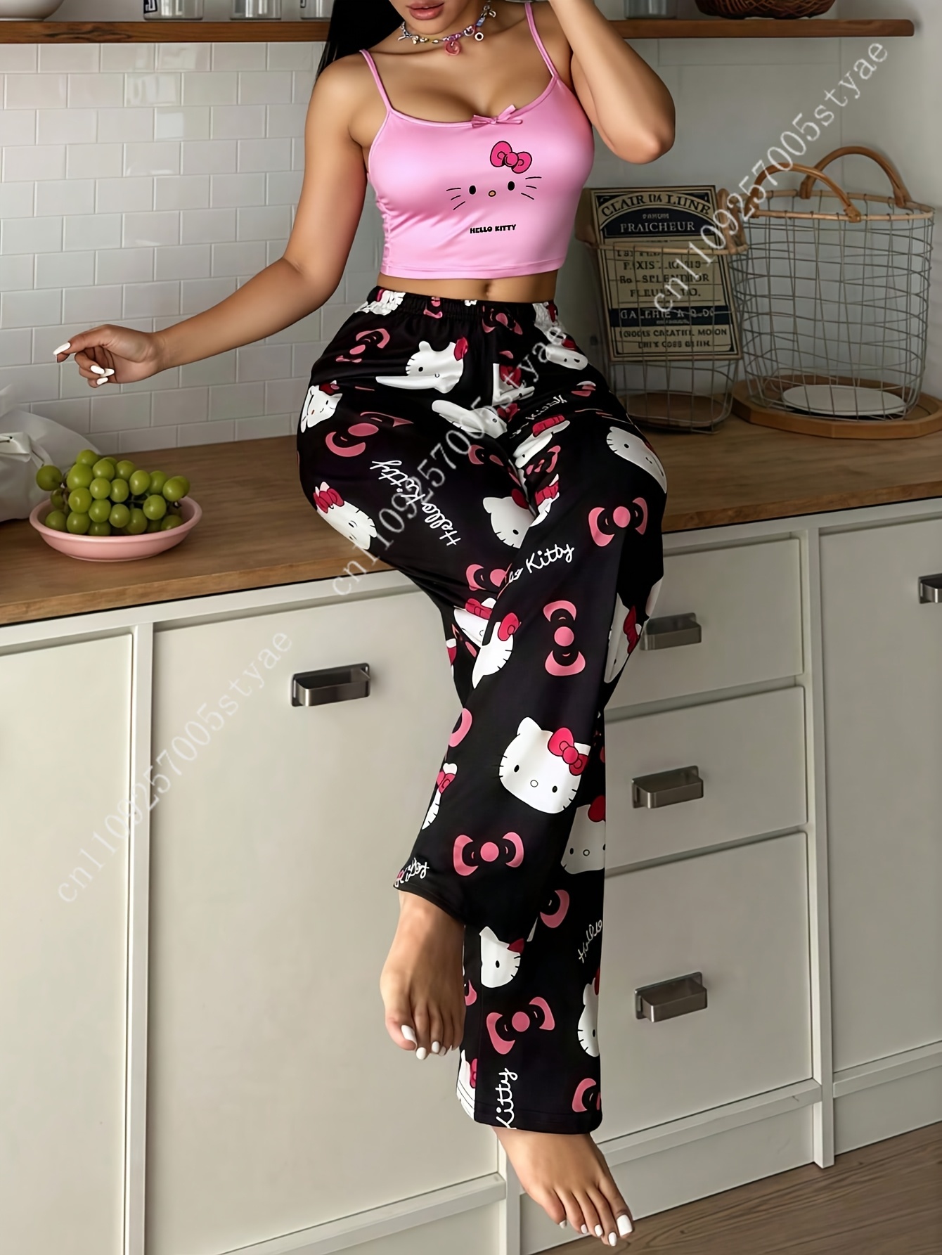 2pcs Sanrio Hello Kitty Pajama - Halter Neck Top recensie en prijs