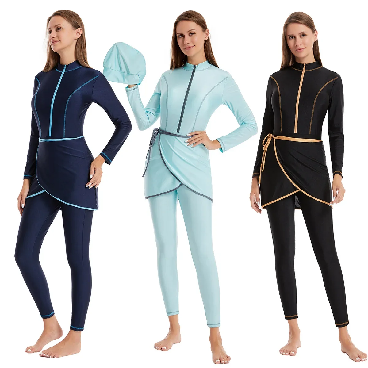 3PCS/Set Plain Muslim Modest S - Summer Clothing Hijab recensie en prijs