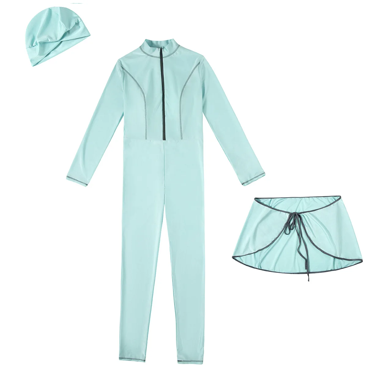 3PCS/Set Plain Muslim Modest S - Summer Clothing Hijab recensie en prijs